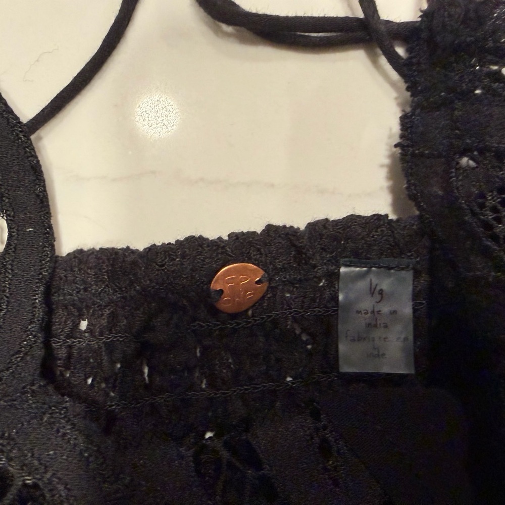 Free People - Black Lace Bralette - Picture 5 of 7